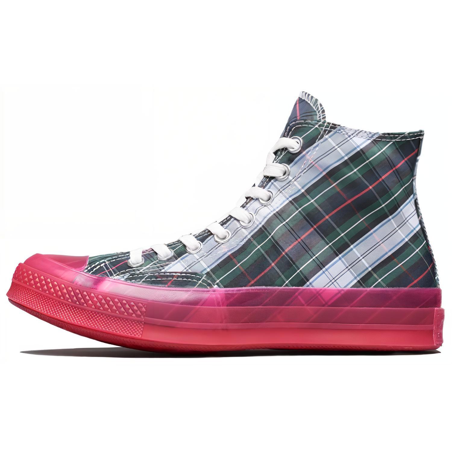 Converse Chuck 70 High 'Plaid Red Translucent Midsole' 163324C