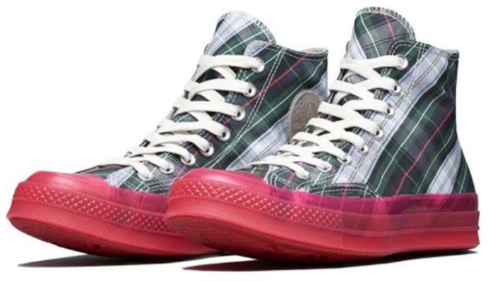 チャック70 ハイ レッドプレイド (半透明ソール) 163324C Lookbook チャック70 ハイ レッドプレイド (半透明ソール) 163324C