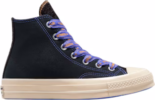 Converse Chuck 70 High 'Ribbon Laces - Black Blue Flame' A07976C Converse Chuck 70 High 'Ribbon Laces - Black Blue Flame' A07976C