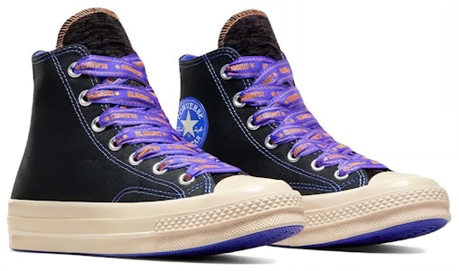 Converse Chuck 70 High 'Ribbon Laces - Hitam Biru Api' A07976C Lookbook Converse Chuck 70 High 'Ribbon Laces - Hitam Biru Api' A07976C