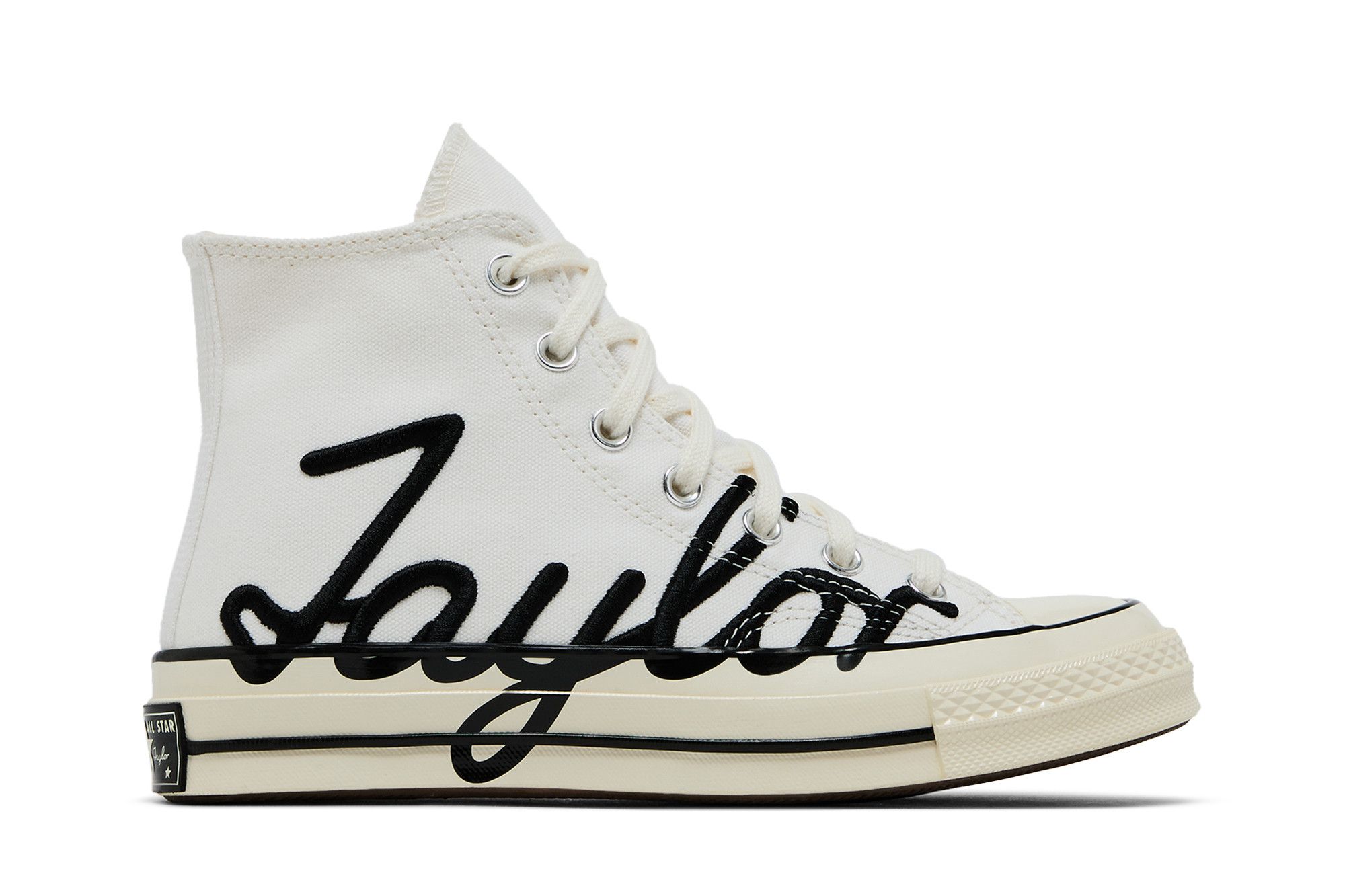 Buy コンバース チャック 70 ハイ 'スクリプト シグネチャー プリント - ホワイト エグレット' 167696C