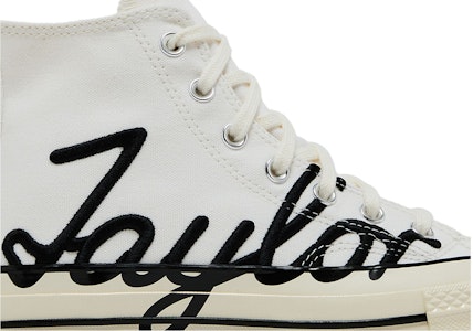 Converse Chuck 70 High 'Scripted Signature Print - Putih Egret' 167696C Order Converse Chuck 70 High 'Scripted Signature Print - Putih Egret' 167696C