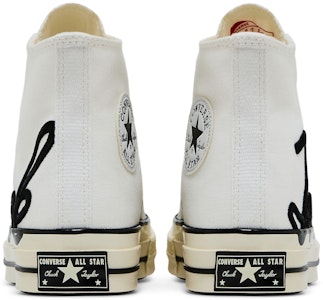 Converse Chuck 70 High 'Scripted Signature Print - Putih Egret' 167696C Details for Converse Chuck 70 High 'Scripted Signature Print - Putih Egret' 167696C