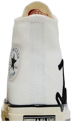 コンバース チャック 70 ハイ 'スクリプト シグネチャー プリント - ホワイト エグレット' 167696C Sizing コンバース チャック 70 ハイ 'スクリプト シグネチャー プリント - ホワイト エグレット' 167696C