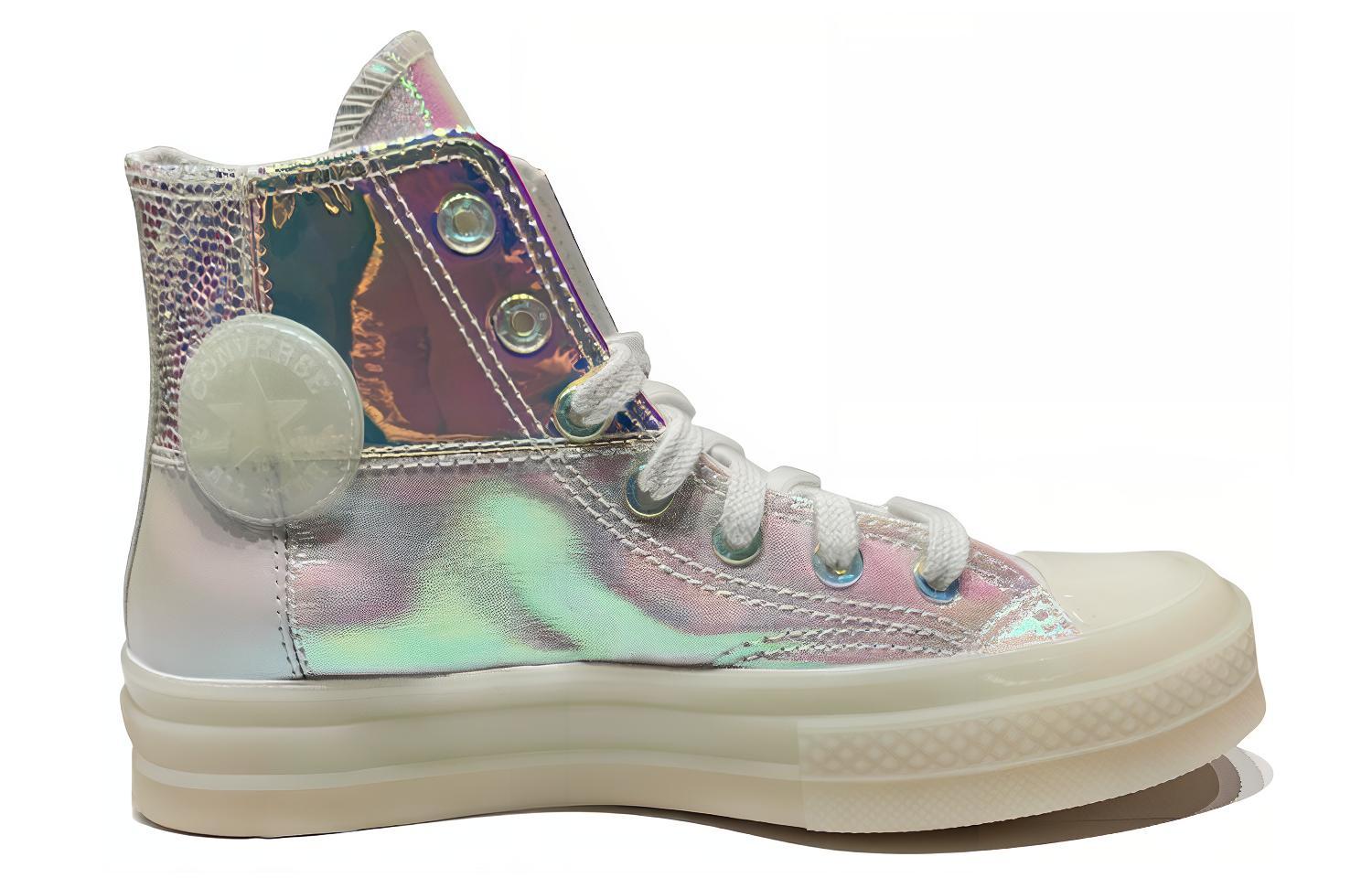 Lookbook Converse Chuck 70 High 'Brillo de Verano - Blanco Iridiscente' 169039C
