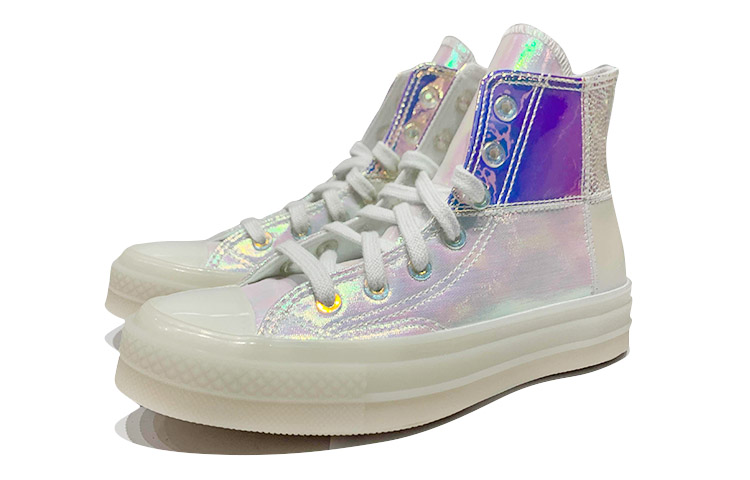Shop Converse Chuck 70 High 'Brillo de Verano - Blanco Iridiscente' 169039C