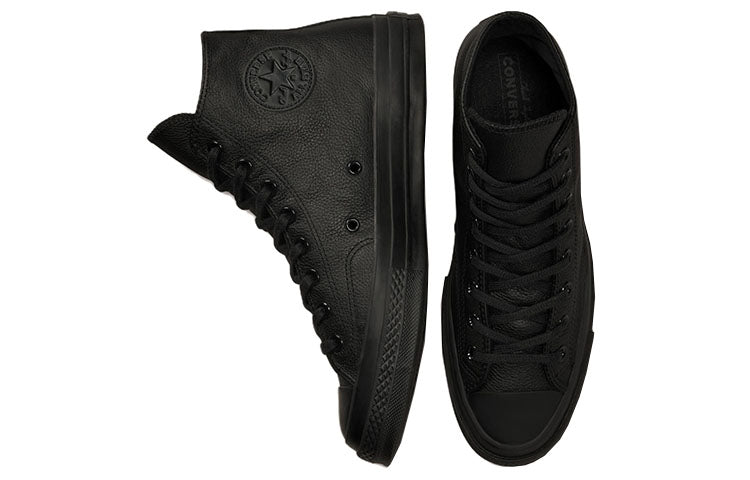 Shop 컨버스 척 70 하이 '토널 가죽 - 블랙' A00732C