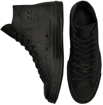 컨버스 척 70 하이 '토널 가죽 - 블랙' A00732C Shop 컨버스 척 70 하이 '토널 가죽 - 블랙' A00732C