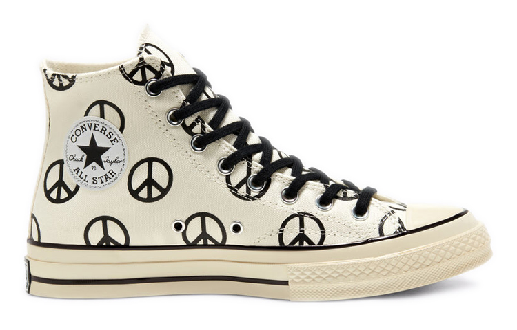 Order Converse Chuck 70 高筒鞋「釋放和平 - 米色黑」 167912C