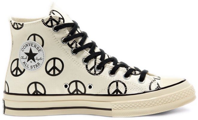 Converse Chuck 70 高筒鞋「釋放和平 - 米色黑」 167912C Order Converse Chuck 70 高筒鞋「釋放和平 - 米色黑」 167912C