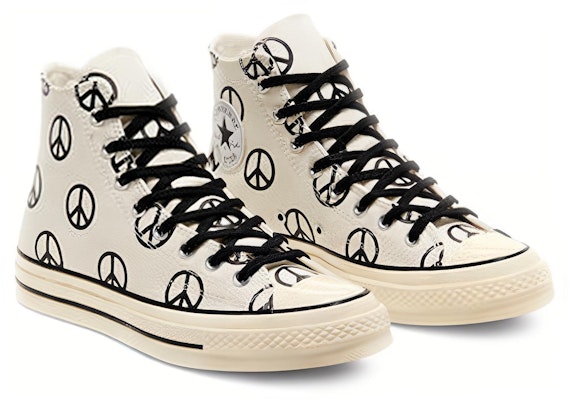 Converse Chuck 70 高筒鞋「釋放和平 - 米色黑」 167912C Lookbook Converse Chuck 70 高筒鞋「釋放和平 - 米色黑」 167912C