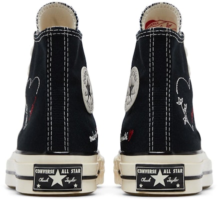 Converse Chuck 70 High 'Valentine's Day - Black' 171118C Details for Converse Chuck 70 High 'Valentine's Day - Black' 171118C