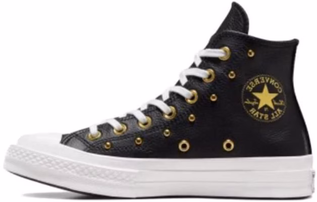 (Women) Converse Chuck 70 Hi 'Black White Gold Metallic' A06809C Buy (Women) Converse Chuck 70 Hi 'Black White Gold Metallic' A06809C
