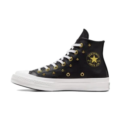 (W) Converse Chuck 70 Hi 'Black White Gold Metallic'