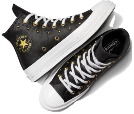 (Women) Converse Chuck 70 Hi 'Black White Gold Metallic' A06809C Lookbook (Women) Converse Chuck 70 Hi 'Black White Gold Metallic' A06809C