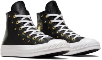 Converse Chuck 70 Hi 'Negro Blanco Oro Metálico' A06809C Shop Converse Chuck 70 Hi 'Negro Blanco Oro Metálico' A06809C