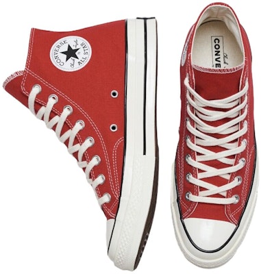 Converse Chuck 70 High 'Vintage Kanvas Merah' A10274C Shop Converse Chuck 70 High 'Vintage Kanvas Merah' A10274C