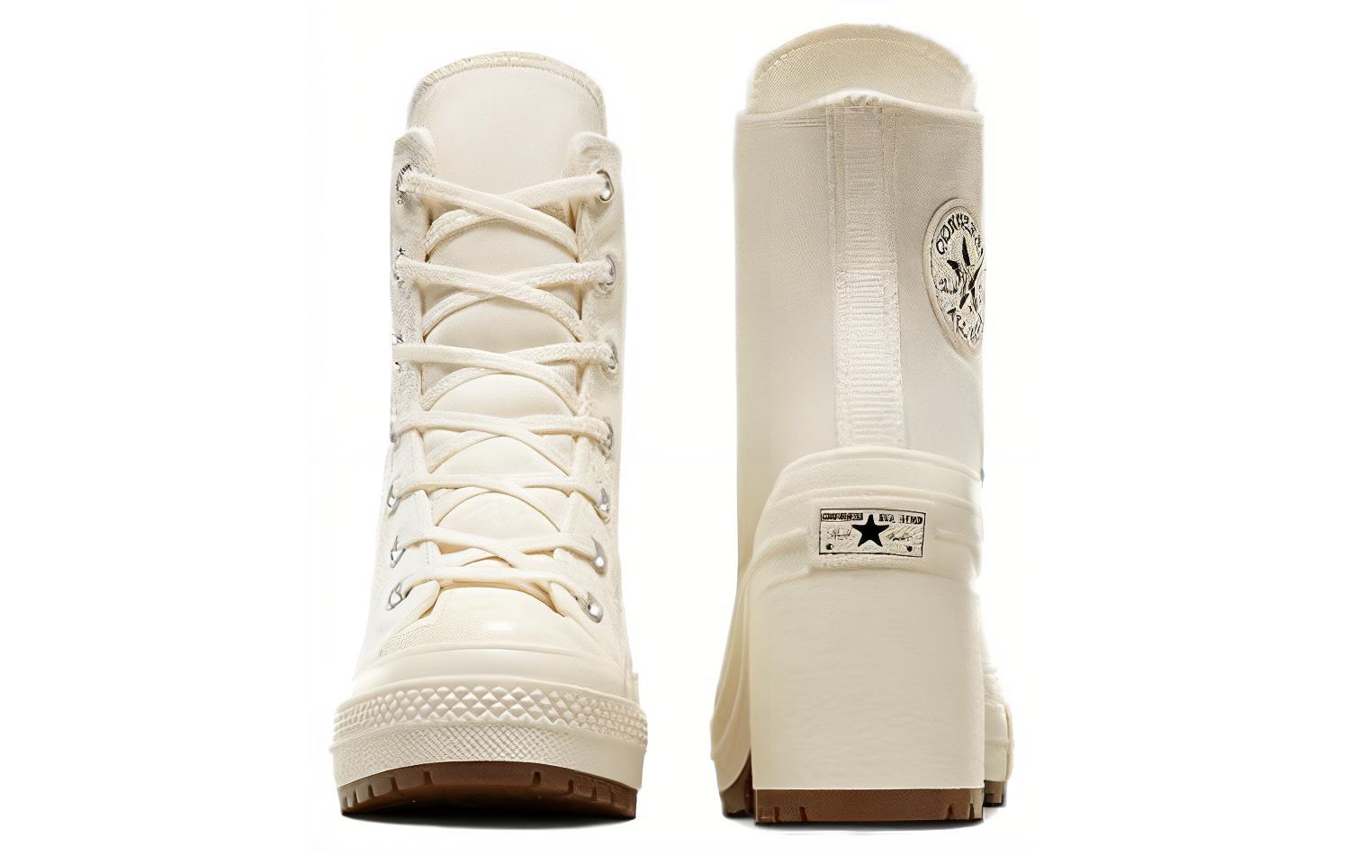 Sizing Converse Chuck 70 High De Luxe Heel ''Egret'' Damenschuhe A05348C