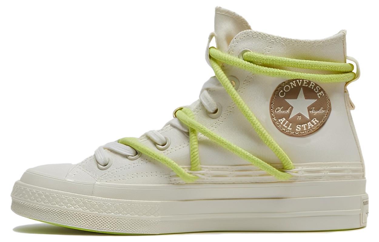 Lookbook Converse Chuck 70 High Double Laces 'Putih Hijau' A07249C