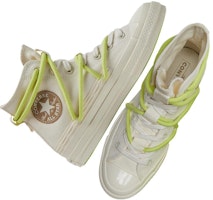 Converse Chuck 70 High Double Laces 'Putih Hijau' A07249C Details for Converse Chuck 70 High Double Laces 'Putih Hijau' A07249C