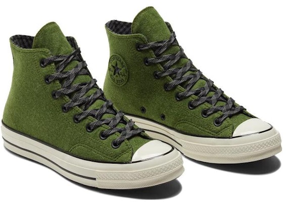 Converse Chuck 70 高帮法兰绒“绿色” A04284C Lookbook Converse Chuck 70 高帮法兰绒“绿色” A04284C