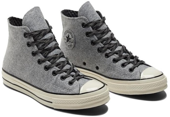 Converse Chuck 70 High Flannel 'Grey' A04285C Lookbook Converse Chuck 70 High Flannel 'Grey' A04285C