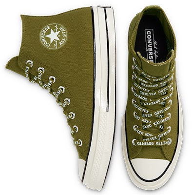 Converse Chuck 70 High Gore-Tex Utility 'Dark Moss' Lelaki & Wanita 168859C Shop Converse Chuck 70 High Gore-Tex Utility 'Dark Moss' Lelaki & Wanita 168859C