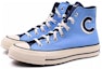 Lookbook 匡威Chuck 70高帮字母系列'浅蓝海军白' A06195C
