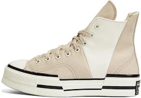 Converse Chuck 70 High Plus 'Logo Collage - Beach Stone' A02774C Converse Chuck 70 High Plus 'Logo Collage - Beach Stone' A02774C