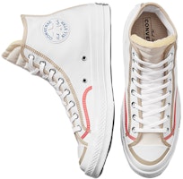 Converse Chuck 70 Tinggi Varsity Hybrid Texture 'Putih String' 171408C Shop Converse Chuck 70 Tinggi Varsity Hybrid Texture 'Putih String' 171408C
