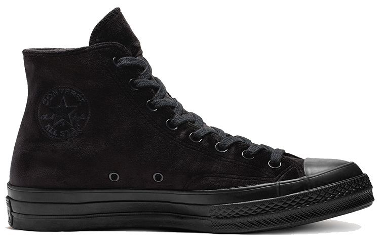 Order Converse Chuck 70 High Velvet 'Triple Black' Hitam Polos 165170C