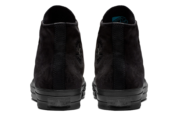 Shop Converse Chuck 70 High Velvet 'Triple Black' Hitam Polos 165170C