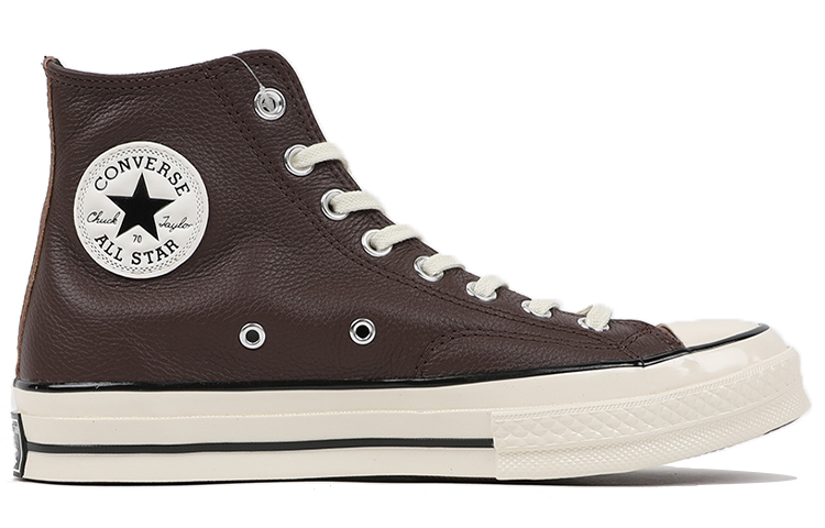 Order Converse Chuck 70 Kulit Tinggi 'Colorblock - Dark Root Brown' 169582C