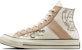 Converse Chuck 70 Kulit Overlay Tinggi 'Egret Champagne Tan' A07122C