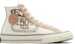 Converse Chuck 70 Kulit Overlay Tinggi 'Egret Champagne Tan' A07122C