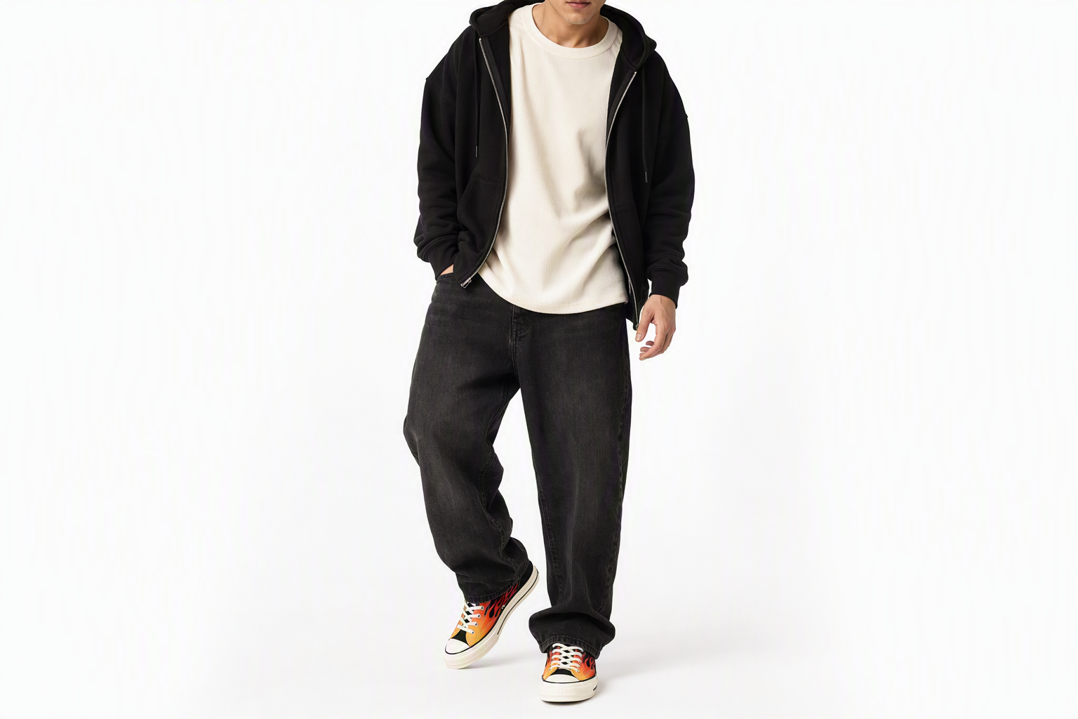 Order 匡威 Chuck 70 低帮“档案火焰印花” 167813C