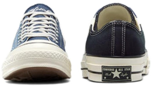 Converse Chuck 70 Low 'Garis Arsip - Biru Dongker' A07443C Details for Converse Chuck 70 Low 'Garis Arsip - Biru Dongker' A07443C