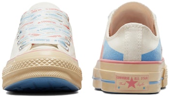 Converse Chuck 70 Low 'Beige Pink Blue Abstract' Beige Pink Biru Abstrak. A07150C Details for Converse Chuck 70 Low 'Beige Pink Blue Abstract' Beige Pink Biru Abstrak. A07150C
