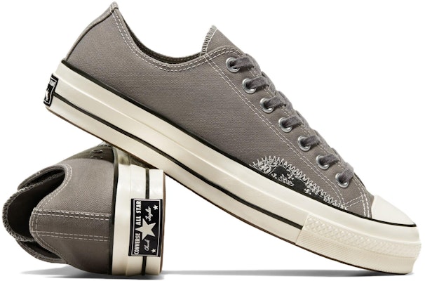 匡威 Chuck 70 低帮 '手工Ollie贴 - 起源故事灰' A04501C Purchase 匡威 Chuck 70 低帮 '手工Ollie贴 - 起源故事灰' A04501C