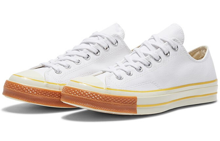 Lookbook 컨버스 척 70s 팝토 로우 '화이트' 165722C