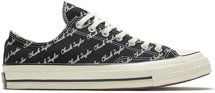 Converse Chuck 70 Low 'Scripted Signature Print - Hitam Egret' 167698C Order Converse Chuck 70 Low 'Scripted Signature Print - Hitam Egret' 167698C