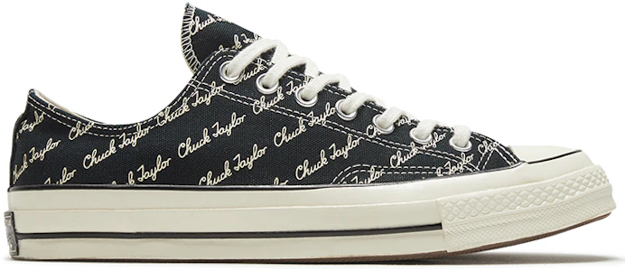 Lookbook Converse Chuck 70 低筒『手寫簽名印花 - 黑色藏青』167698C