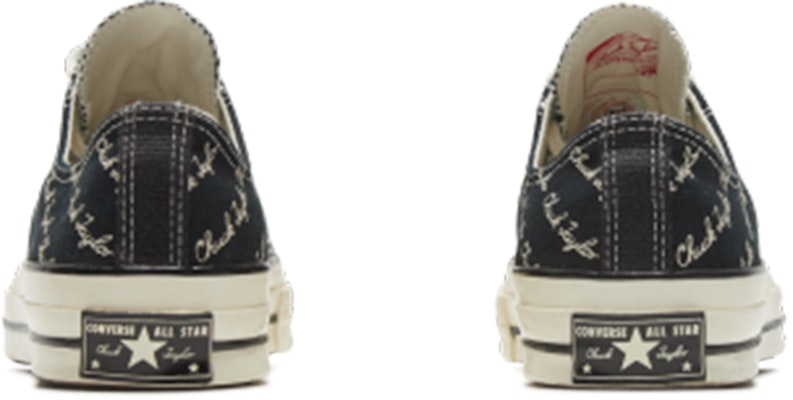 Converse Chuck 70 Low 'Scripted Signature Print - Hitam Egret' 167698C Shop Converse Chuck 70 Low 'Scripted Signature Print - Hitam Egret' 167698C