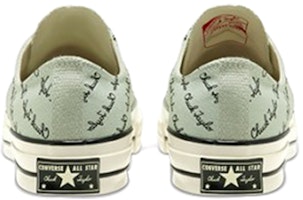 컨버스 척 70 로우 '시그니처 프린트 - 그린 옥사이드' 167699C Shop 컨버스 척 70 로우 '시그니처 프린트 - 그린 옥사이드' 167699C