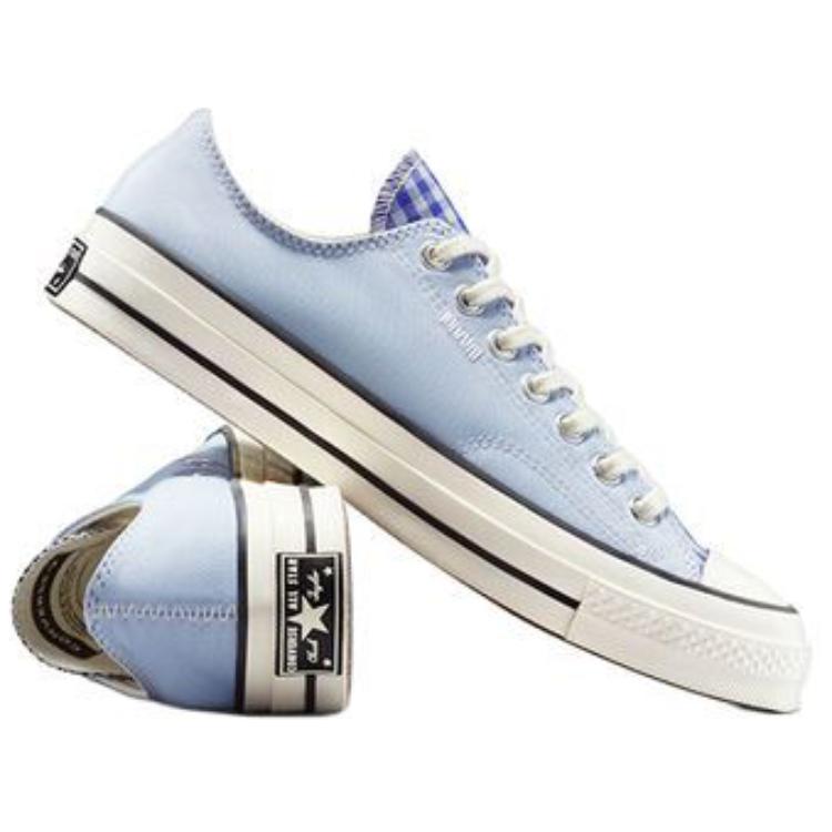 Shop Converse Chuck 70 低筒『再生素材 - 深藍 & 格紋』 A10611C