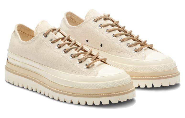 Lookbook 컨버스 척 70 캔버스 트렉 스니커즈 '베이지 카키' A06055C