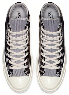 컨버스 척 70 믹스드 소재 하이 '블랙 에그렛' 163220C Shop 컨버스 척 70 믹스드 소재 하이 '블랙 에그렛' 163220C