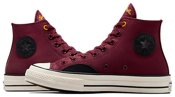 Converse Chuck 70 耐磨 高筒 帆布鞋 男女同款 酒紅色 Shop Converse Chuck 70 耐磨 高筒 帆布鞋 男女同款 酒紅色