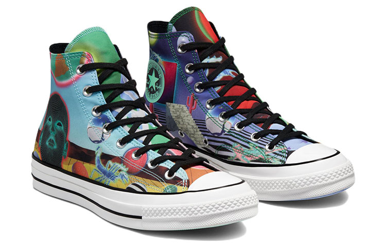 Lookbook 컨버스 척 70 하이 '사이키델릭' (야외 레이브) A01082C