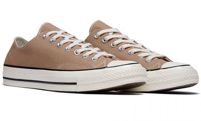 Converse CHUCK 70 OX Low Tops Retro Skateboarding Shoes Brown 161504c